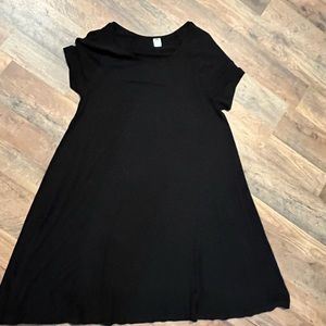 Black, Large,Old Navy Swing Dress